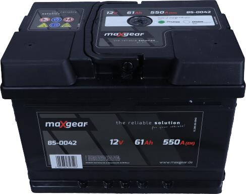 Maxgear 85-0042 - Startera akumulatoru baterija ps1.lv