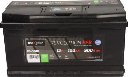 Maxgear 85-0008 - Startera akumulatoru baterija ps1.lv