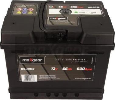 Maxgear 85-0012 - Startera akumulatoru baterija ps1.lv