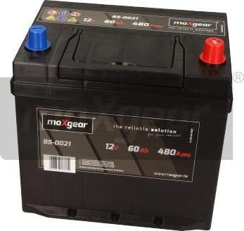 Maxgear 85-0021 - Startera akumulatoru baterija ps1.lv