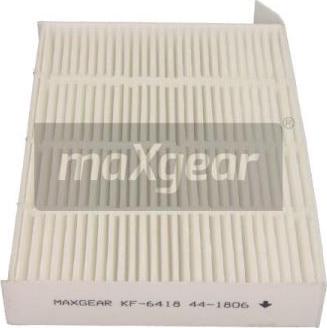 Maxgear 26-1206 - Filtrs, Salona telpas gaiss ps1.lv