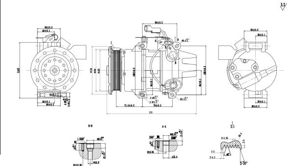 Maxgear AC375681 - Kompresors, Gaisa kond. sistēma ps1.lv