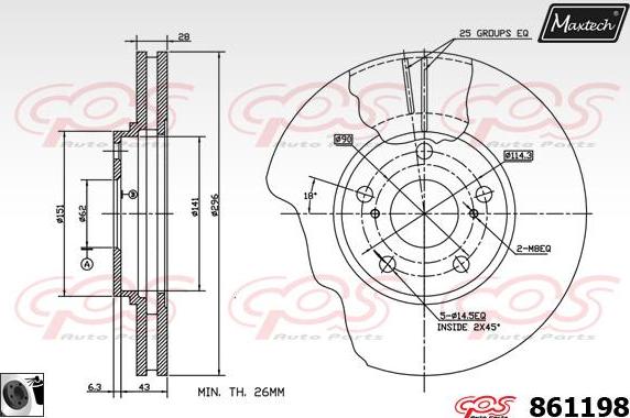 Maxtech 5271000 - Grozāmass statne, Riteņa piekare ps1.lv