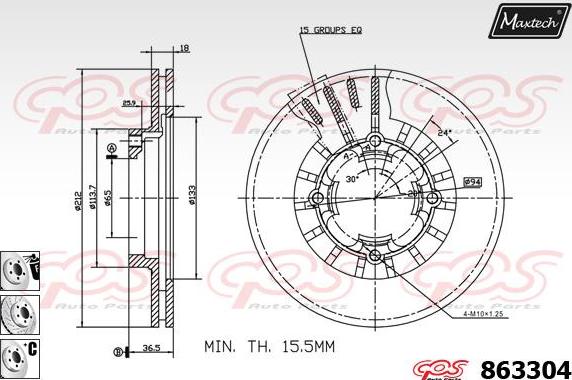 Maxtech 5271024 - Grozāmass statne, Riteņa piekare ps1.lv