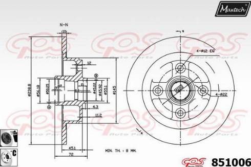 BENDIX 561413B - Bremžu diski ps1.lv