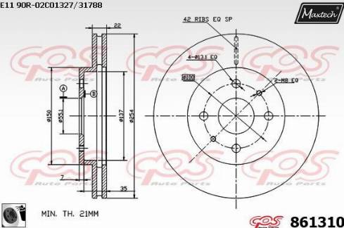 Stellox 6020-1836K-SX - Bremžu diski ps1.lv