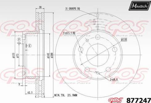 BENDIX 522160 - Bremžu diski ps1.lv