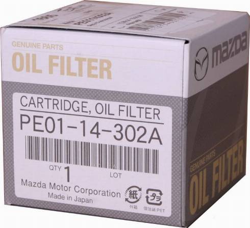 MAZDA PE01-14-302A 9A - Eļļas filtrs ps1.lv