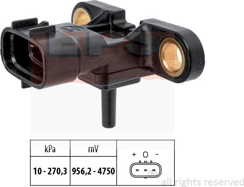 MDR EPS-1993 163 - Devējs, Izplūdes gāzu spiediens ps1.lv