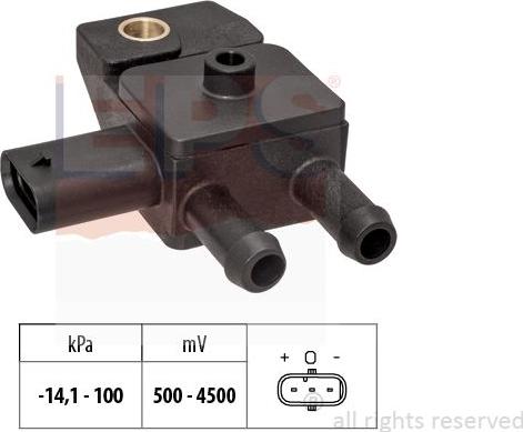 MDR EPS-1993 306 - Devējs, Izplūdes gāzu spiediens ps1.lv