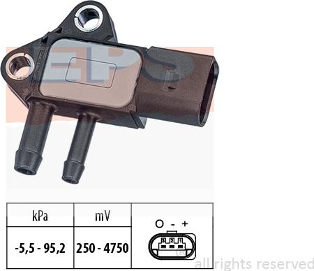 MDR EPS-1993 297 - Devējs, Izplūdes gāzu spiediens ps1.lv