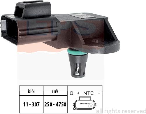 MDR EPS-1993 205 - Devējs, Izplūdes gāzu spiediens ps1.lv