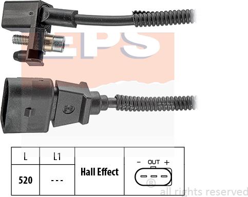 MDR EPS-1953 443 - Impulsu devējs, Kloķvārpsta ps1.lv