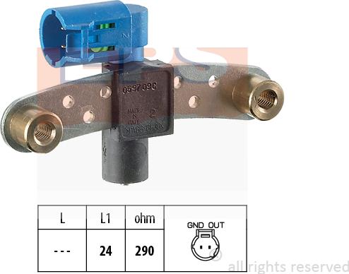 MDR EPS-1953 597 - Impulsu devējs, Kloķvārpsta ps1.lv