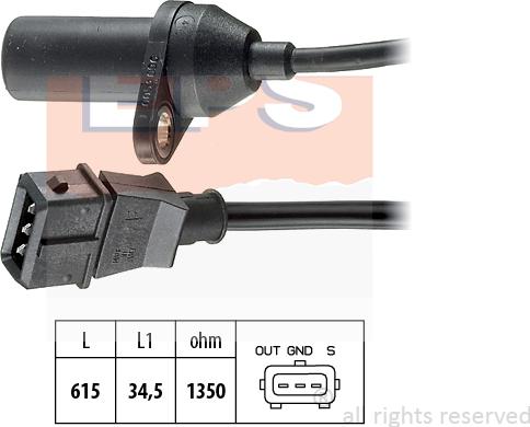 MDR EPS-1953 053 - Impulsu devējs, Kloķvārpsta ps1.lv