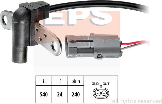 MDR EPS-1953 016 - Impulsu devējs, Kloķvārpsta ps1.lv