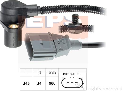 MDR EPS-1953 287 - Impulsu devējs, Kloķvārpsta ps1.lv