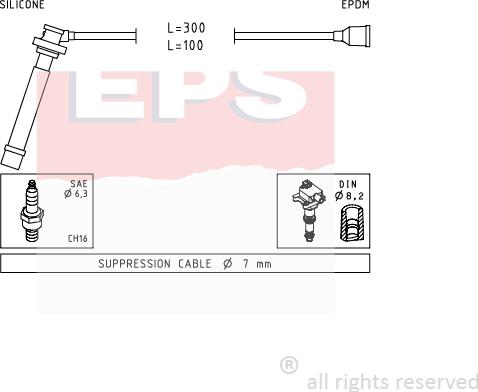 MDR EPS-1499 013 - Augstsprieguma vadu komplekts ps1.lv