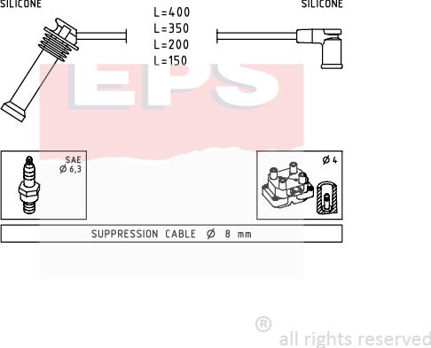 MDR EPS-1499 242 - Augstsprieguma vadu komplekts ps1.lv