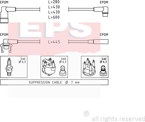 MDR EPS-1500 415 - Augstsprieguma vadu komplekts ps1.lv