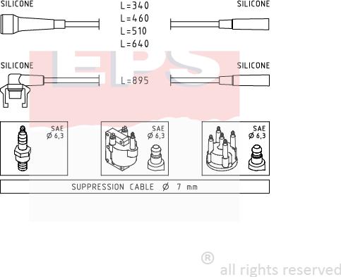 MDR EPS-1501 499 - Augstsprieguma vadu komplekts ps1.lv