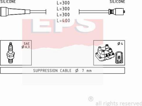 MDR EPS-1501 492 - Augstsprieguma vadu komplekts ps1.lv