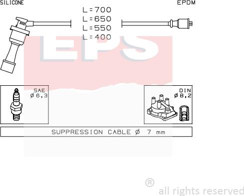 MDR EPS-1501 401 - Augstsprieguma vadu komplekts ps1.lv