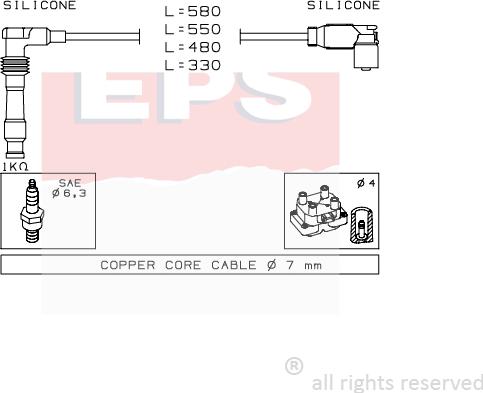 MDR EPS-1501 559 - Augstsprieguma vadu komplekts ps1.lv