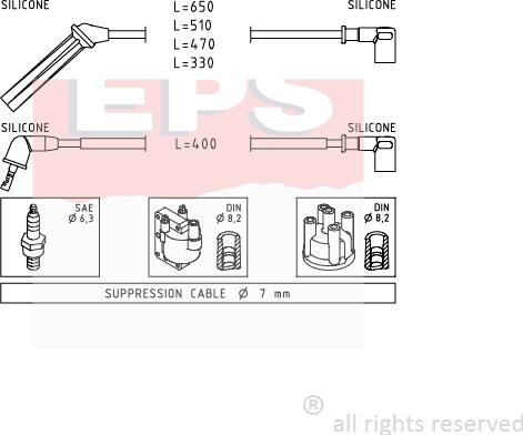 MDR EPS-1501 138 - Augstsprieguma vadu komplekts ps1.lv