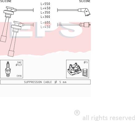 MDR EPS-1501 344 - Augstsprieguma vadu komplekts ps1.lv