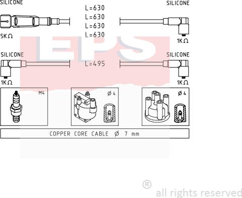 MDR EPS-1501 364 - Augstsprieguma vadu komplekts ps1.lv