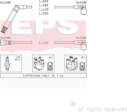 MDR EPS-1501 237 - Augstsprieguma vadu komplekts ps1.lv