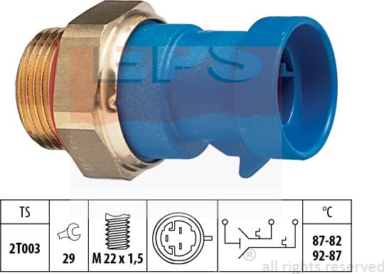 MDR EPS-1850 642 - Termoslēdzis, Radiatora ventilators ps1.lv