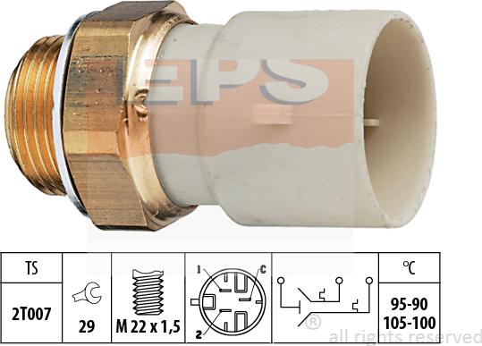 MDR EPS-1850 688 - Termoslēdzis, Radiatora ventilators ps1.lv