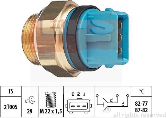 MDR EPS-1850 630 - Termoslēdzis, Radiatora ventilators ps1.lv