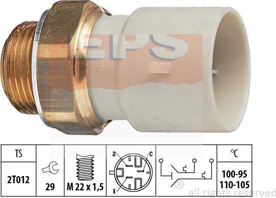 MDR EPS-1850 632 - Termoslēdzis, Radiatora ventilators ps1.lv