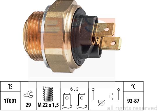 MDR EPS-1850 000 - Termoslēdzis, Radiatora ventilators ps1.lv