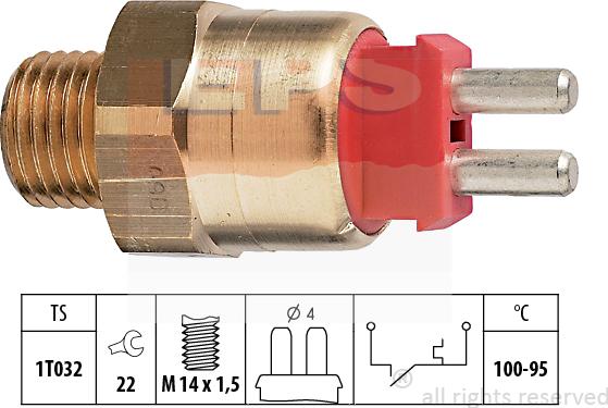 MDR EPS-1850 169 - Termoslēdzis, Radiatora ventilators ps1.lv