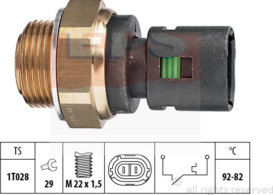 MDR EPS-1850 128 - Termoslēdzis, Radiatora ventilators ps1.lv