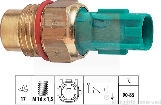 MDR EPS-1850 266 - Termoslēdzis, Radiatora ventilators ps1.lv