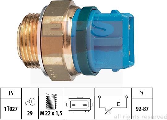 MDR EPS-1850 201 - Termoslēdzis, Radiatora ventilators ps1.lv