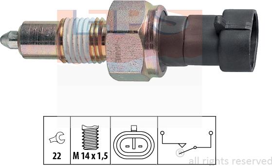 MDR EPS-1860 067 - Slēdzis, Atpakaļgaitas signāla lukturis ps1.lv