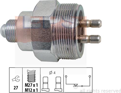 MDR EPS-1860 324 - Slēdzis, Atpakaļgaitas signāla lukturis ps1.lv