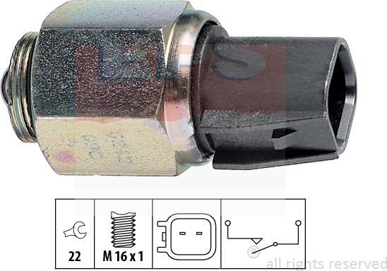 MDR EPS-1860 242 - Slēdzis, Atpakaļgaitas signāla lukturis ps1.lv