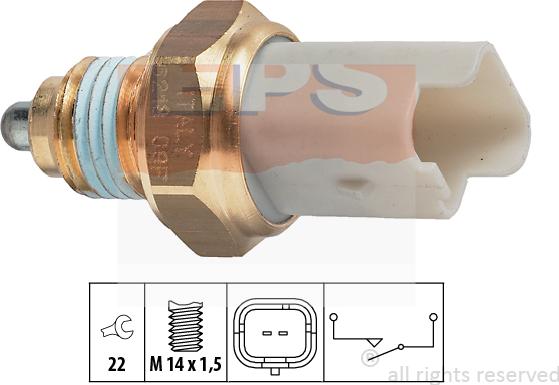 MDR EPS-1860 218 - Slēdzis, Atpakaļgaitas signāla lukturis ps1.lv