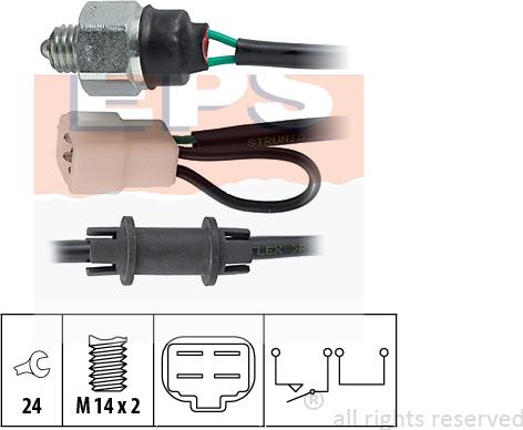 MDR EPS-1860 229 - Slēdzis, Atpakaļgaitas signāla lukturis ps1.lv