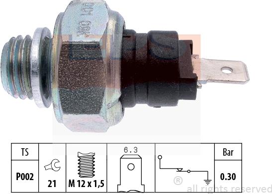 MDR EPS-1800 001 - Devējs, Eļļas spiediens ps1.lv