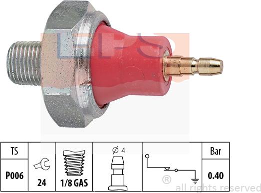 MDR EPS-1800 015 - Devējs, Eļļas spiediens ps1.lv