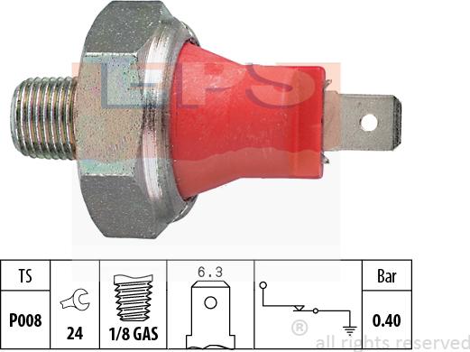 MDR EPS-1800 017 - Devējs, Eļļas spiediens ps1.lv