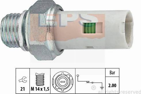 MDR EPS-1800 084 - Devējs, Eļļas spiediens ps1.lv